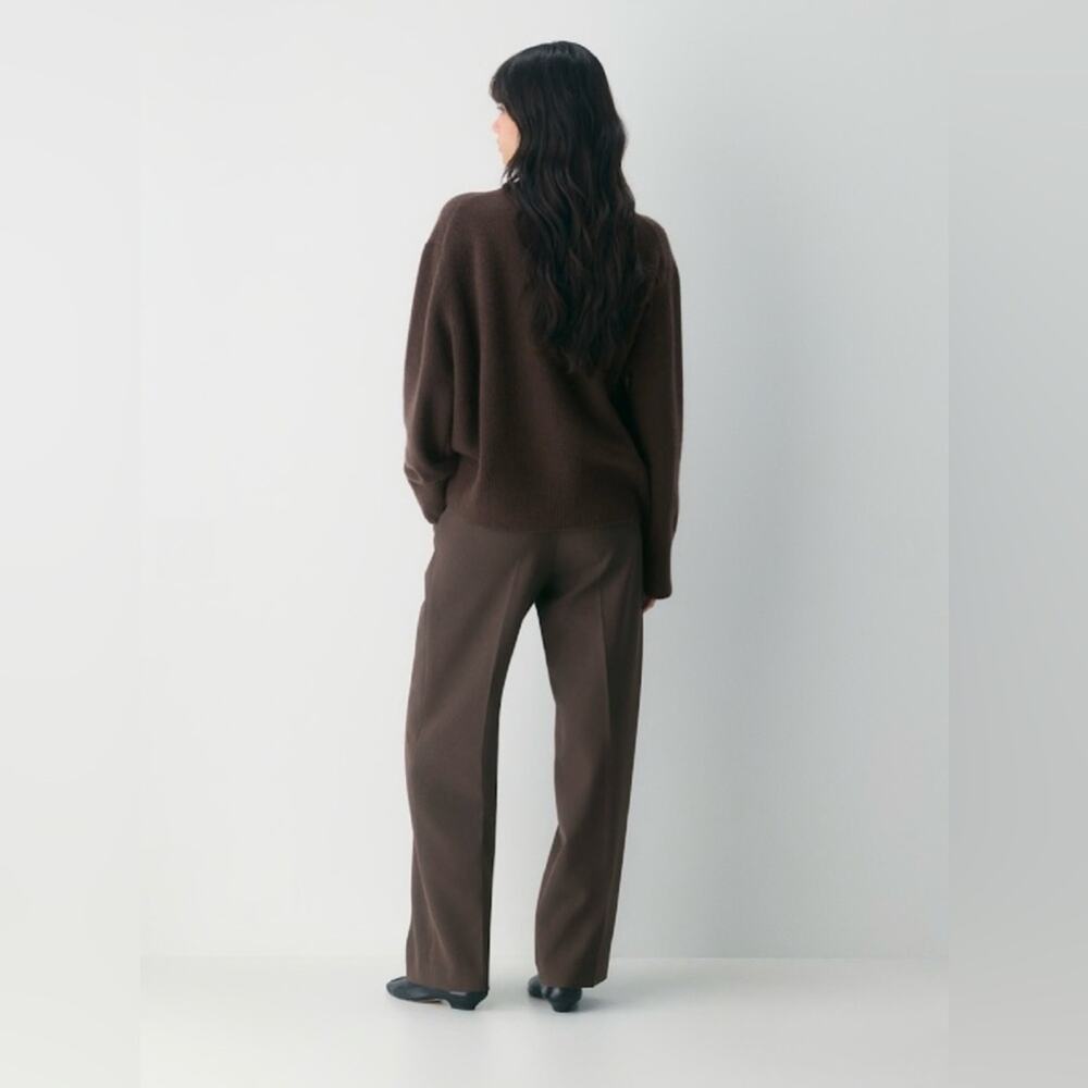 NWT Aritzia The Effortless Pants Size 0 (estimated) in Rich Mocha Brown - Picture 5 of 15